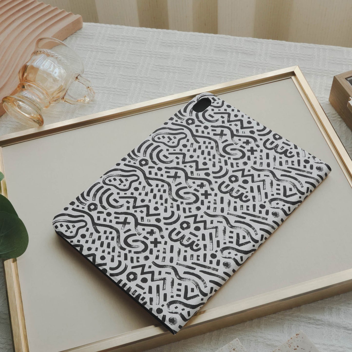 Design Addition, subtraction, multiplication, division Pencil Magnetic Pen Slot iPad Protective Case