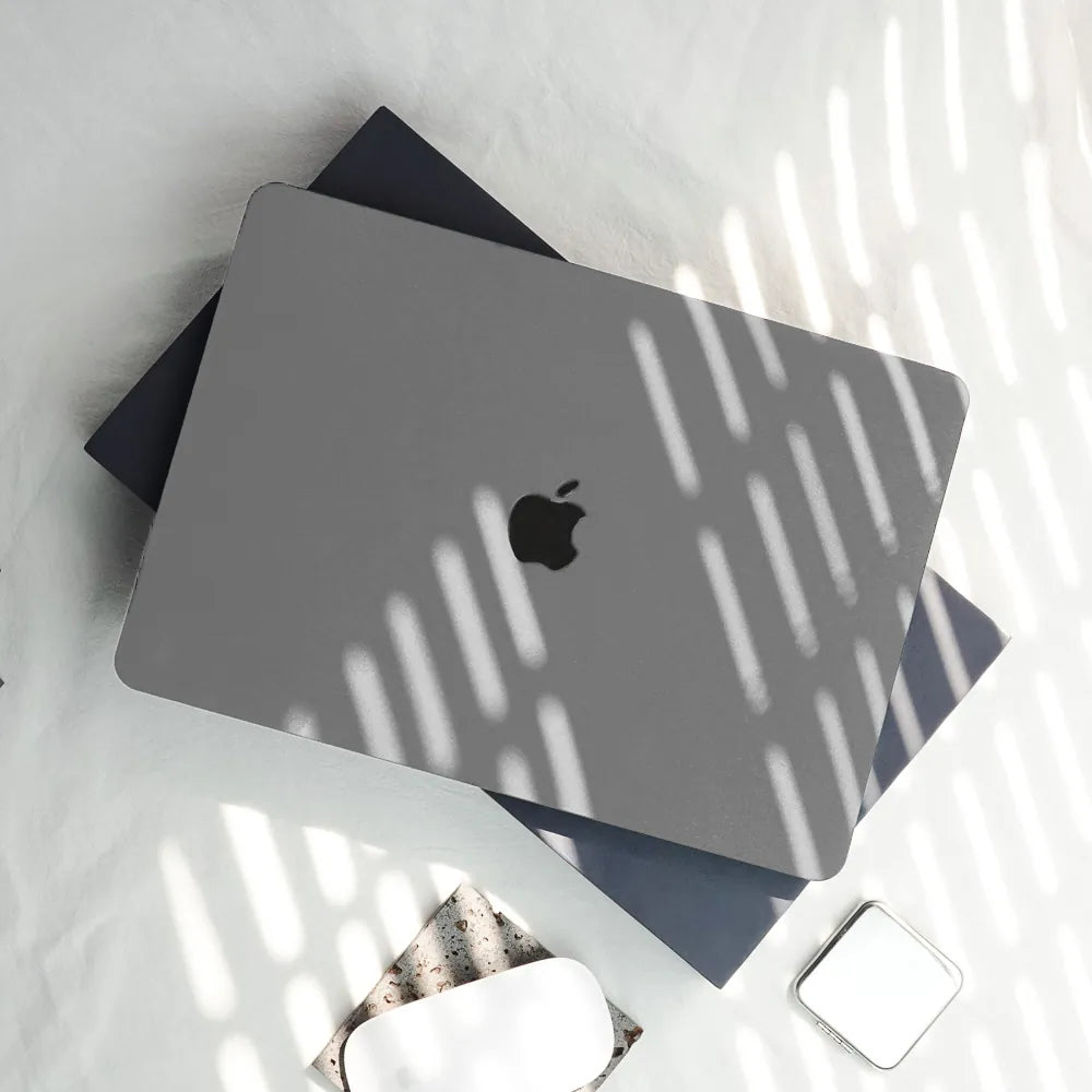 Deep gray Frosted Macbook Case