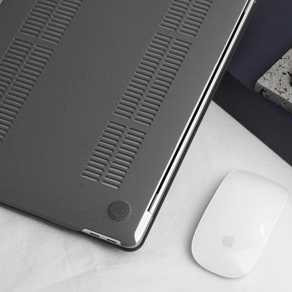 Deep gray Frosted Macbook Case
