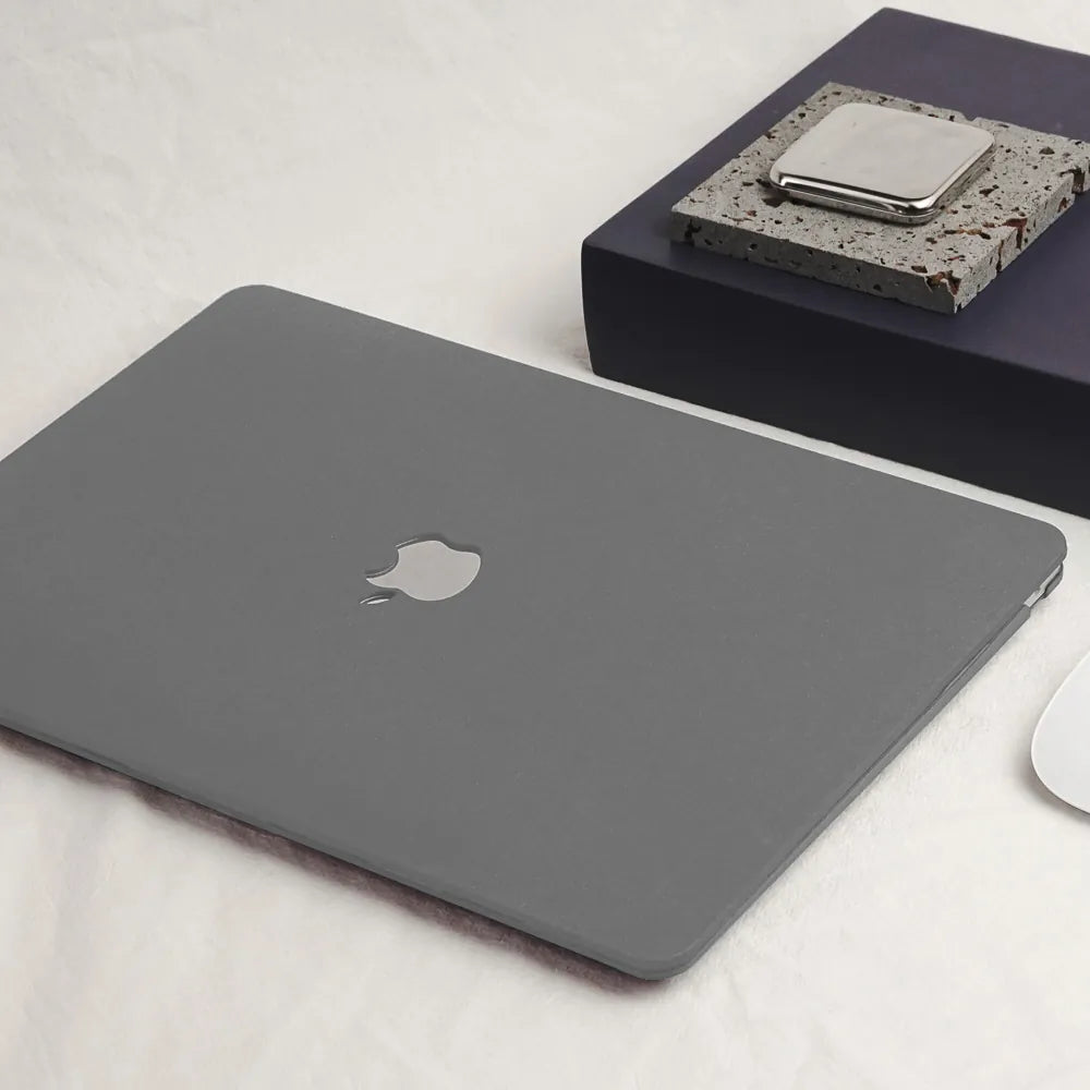 Deep gray Frosted Macbook Case