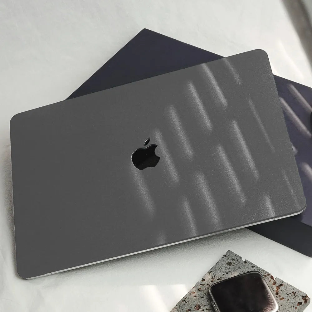 Deep gray Frosted Macbook Case