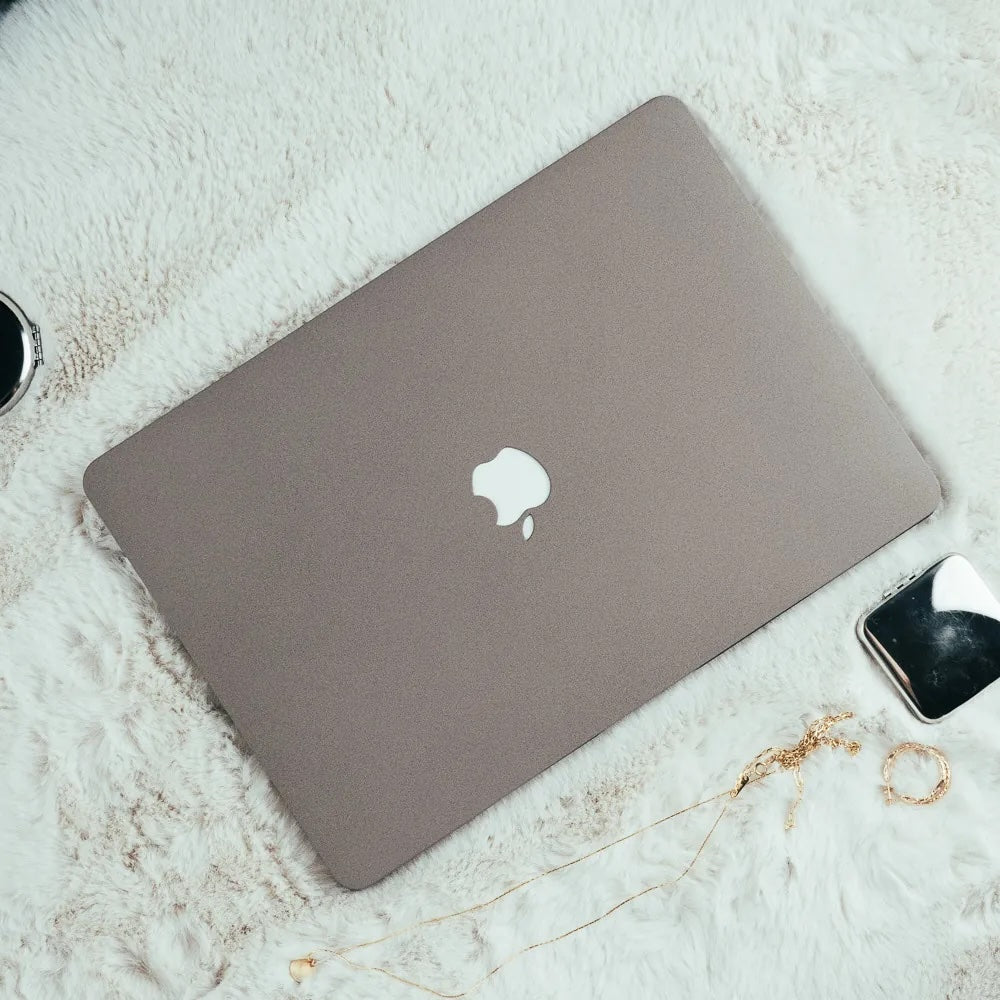 Morandi Mocha Frosted Macbook Case