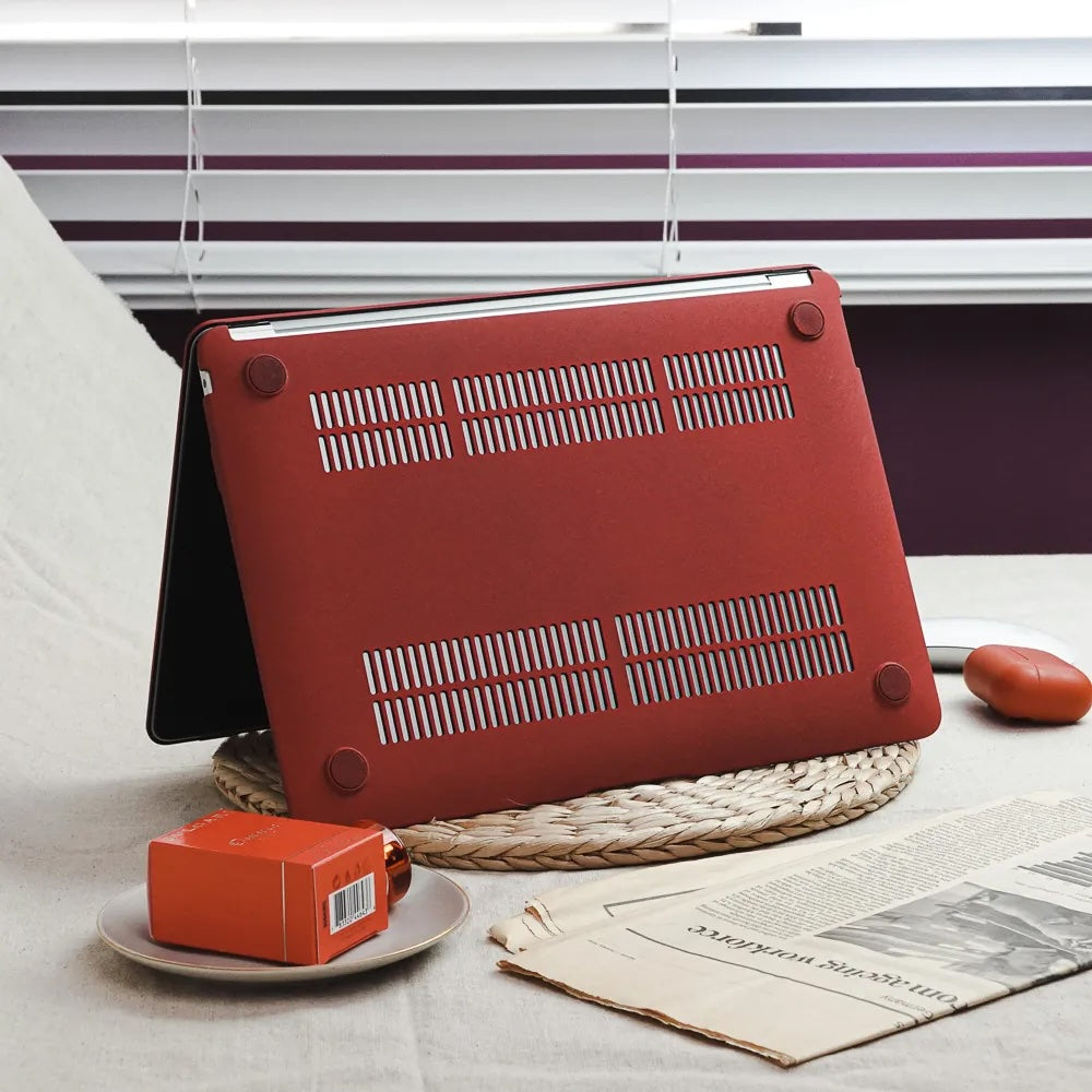 Venetian Red Frosted Macbook Case
