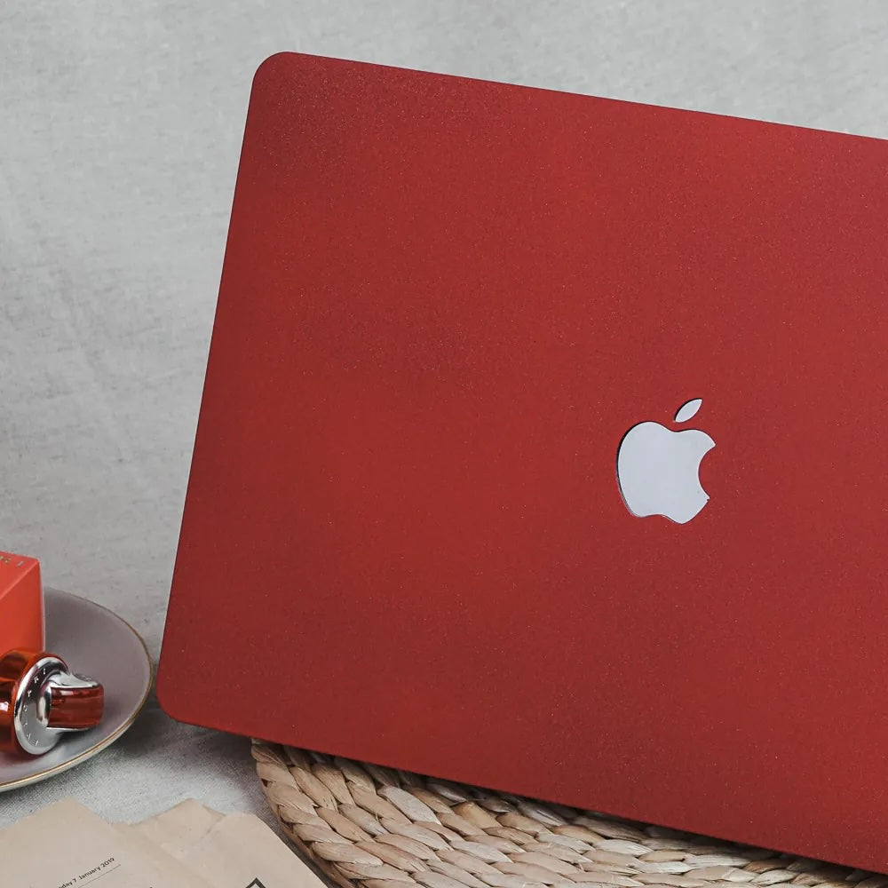 Venetian Red Frosted Macbook Case