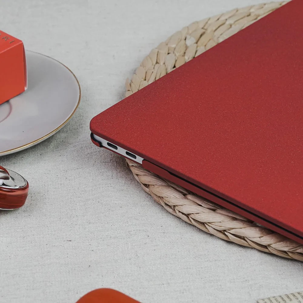 Venetian Red Frosted Macbook Case
