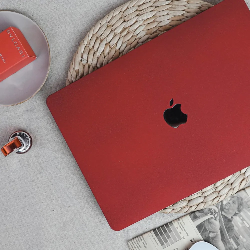 Venetian Red Frosted Macbook Case