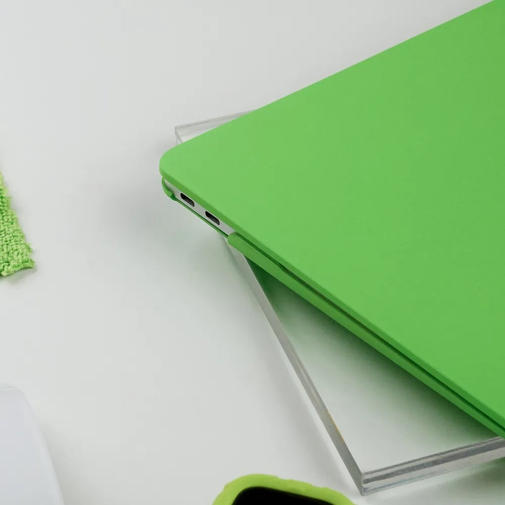 Fluorescent Green Frosted Macbook Case