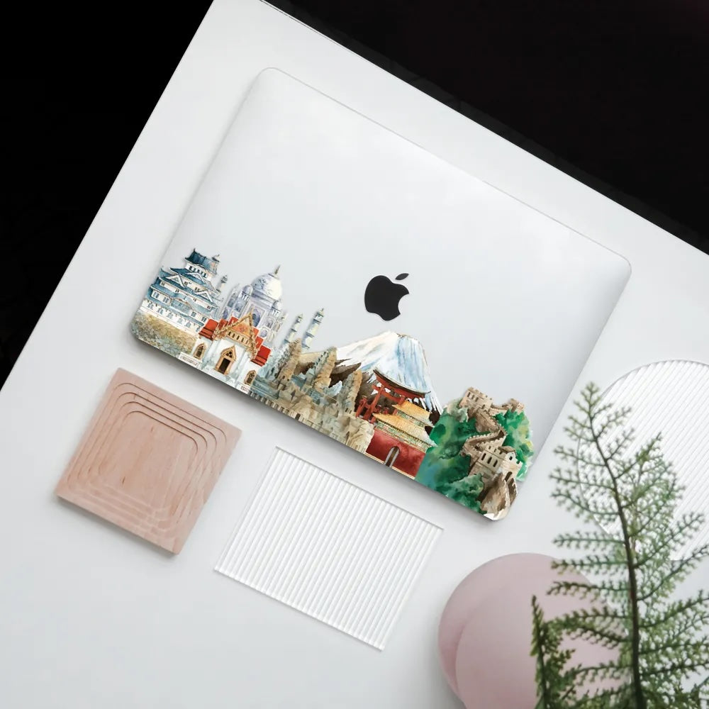 This Is Us Design - World Famous Places Macbook Case