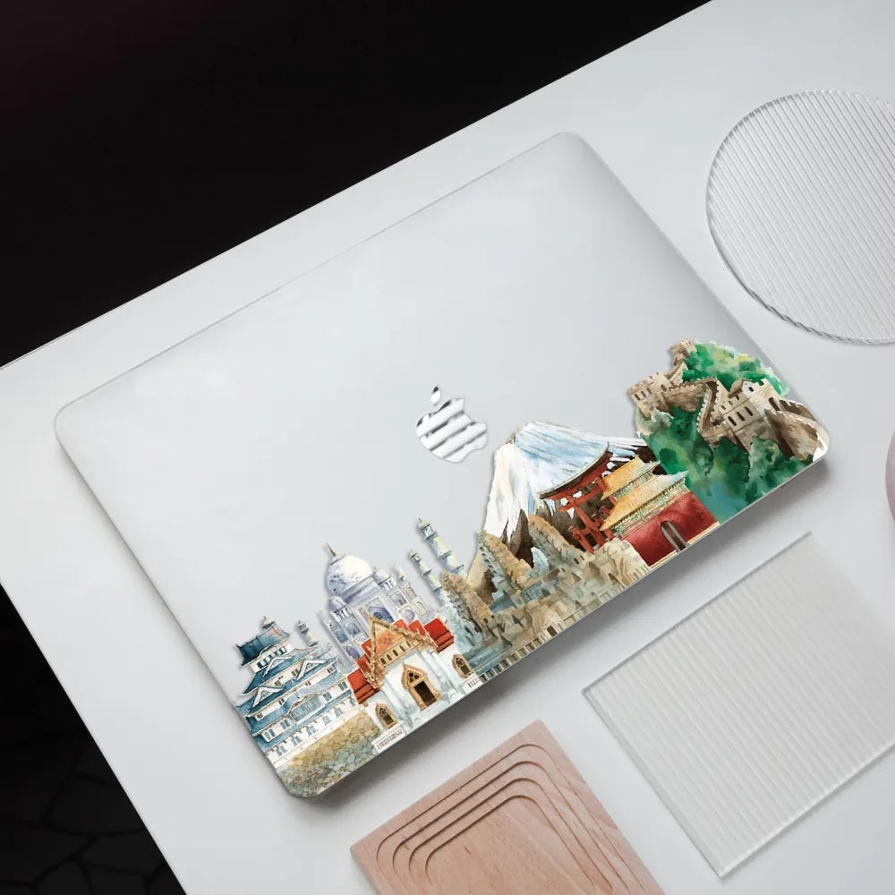 This Is Us Design - World Famous Places Macbook Case