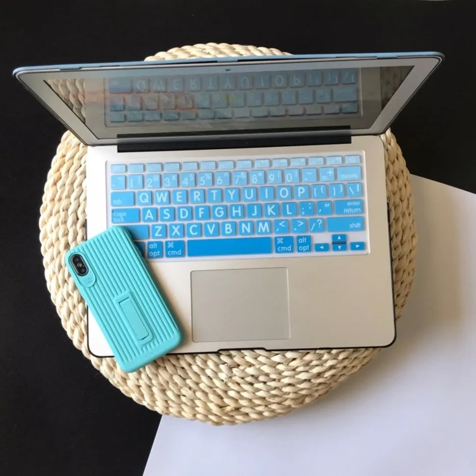 Sky blue Frosted Macbook Case