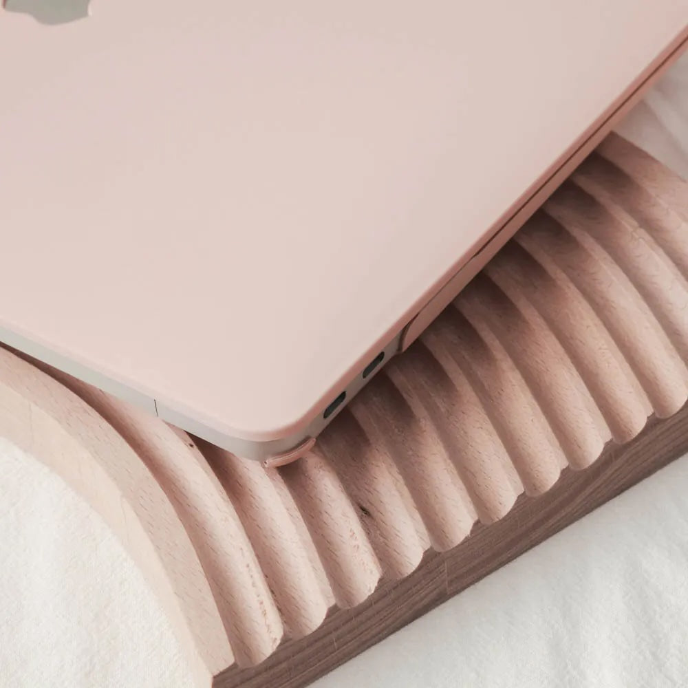 Cream Pink Macbook Case