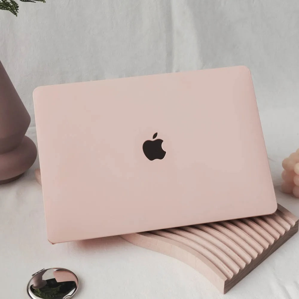 Cream Pink Macbook Case