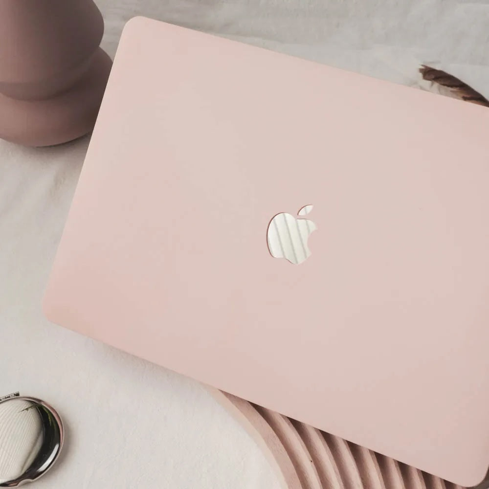 Cream Pink Macbook Case