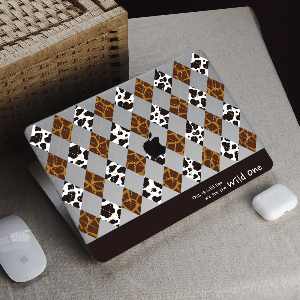 This Is Us Design - Lozenge Leopard Macbook Case