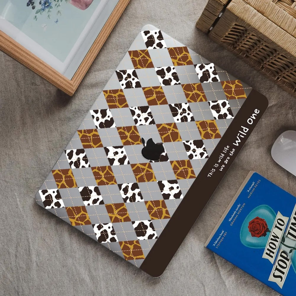 This Is Us Design - Lozenge Leopard Macbook Case