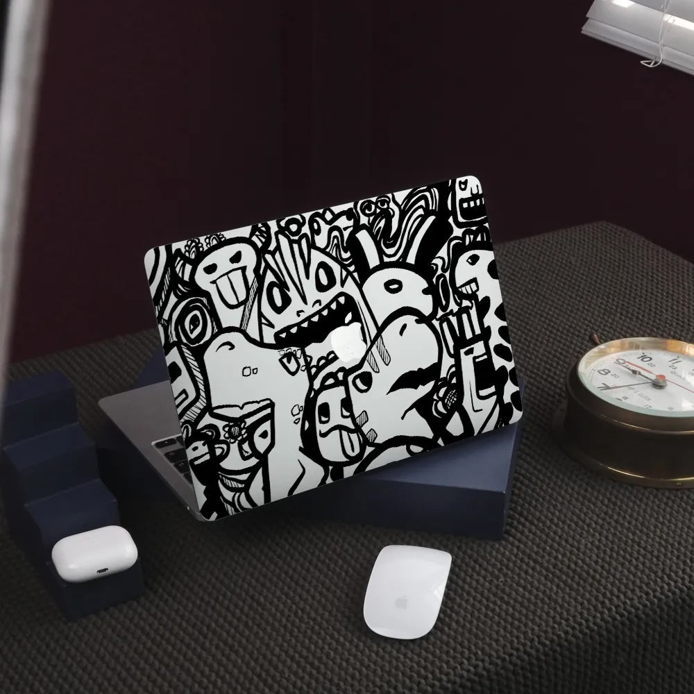 This Is Us Design - Doodle Monster Macbook Case