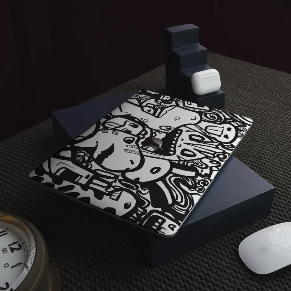 This Is Us Design - Doodle Monster Macbook Case