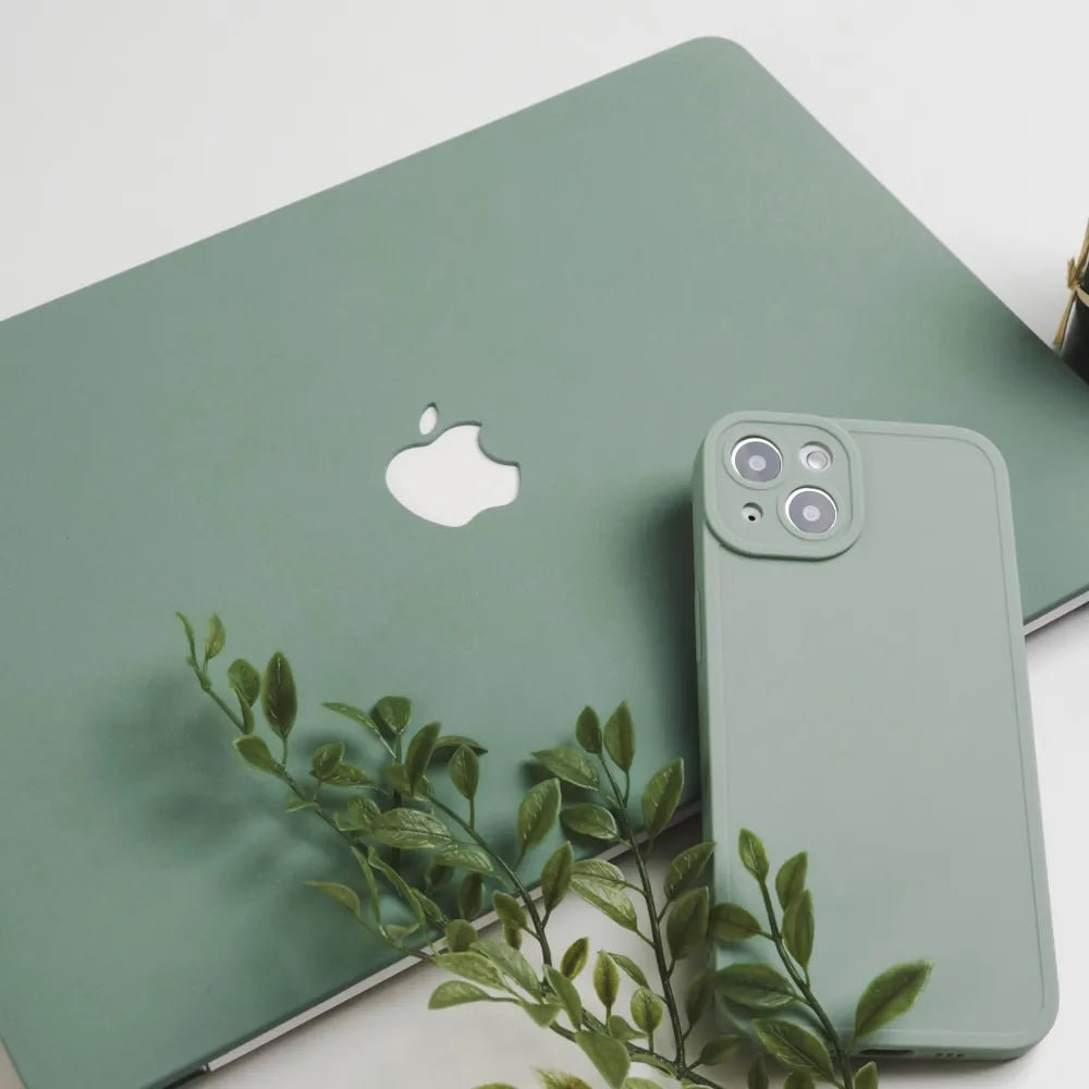 Turquoise Green Frosted Macbook Case