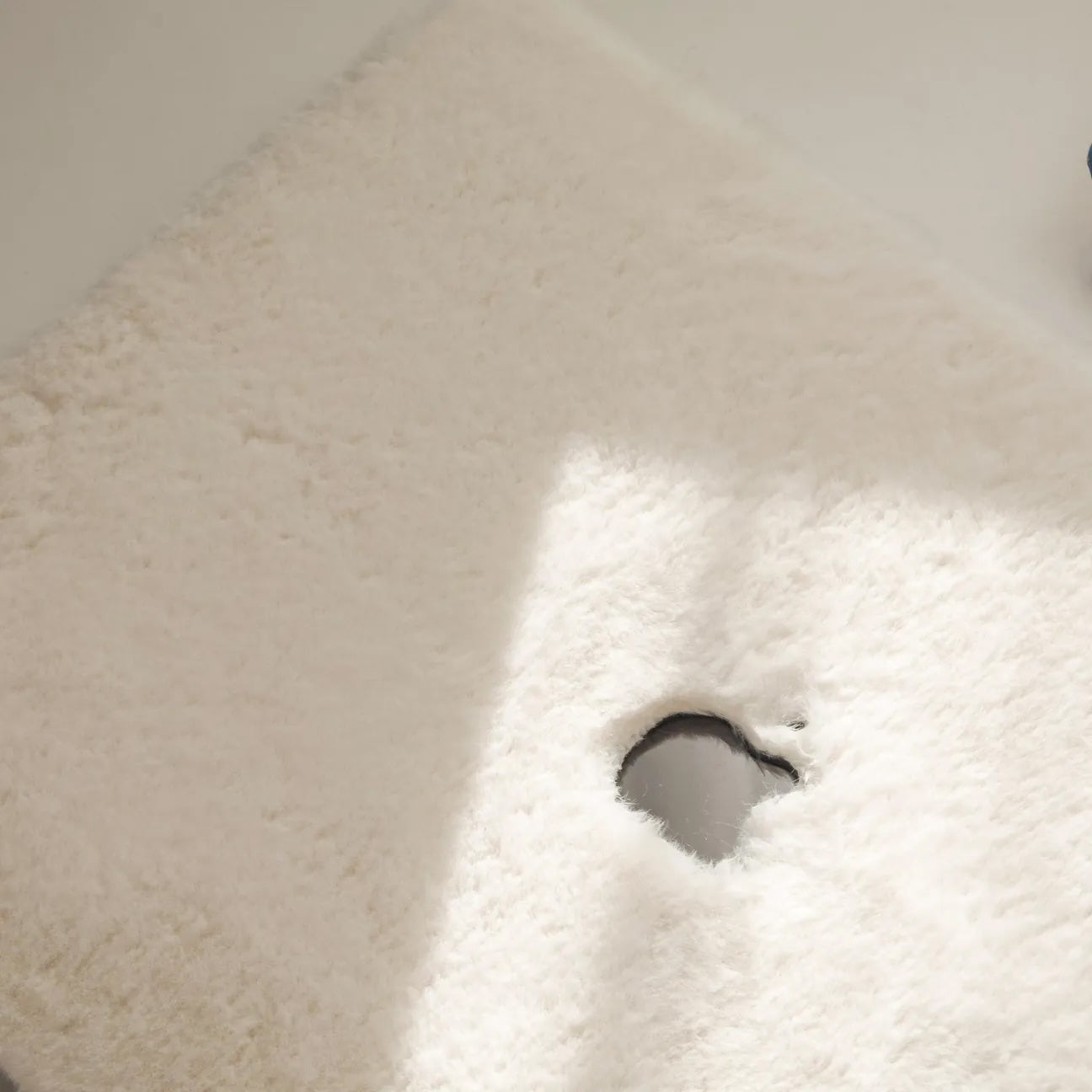 White Rabbit Fur Leather Macbook Case