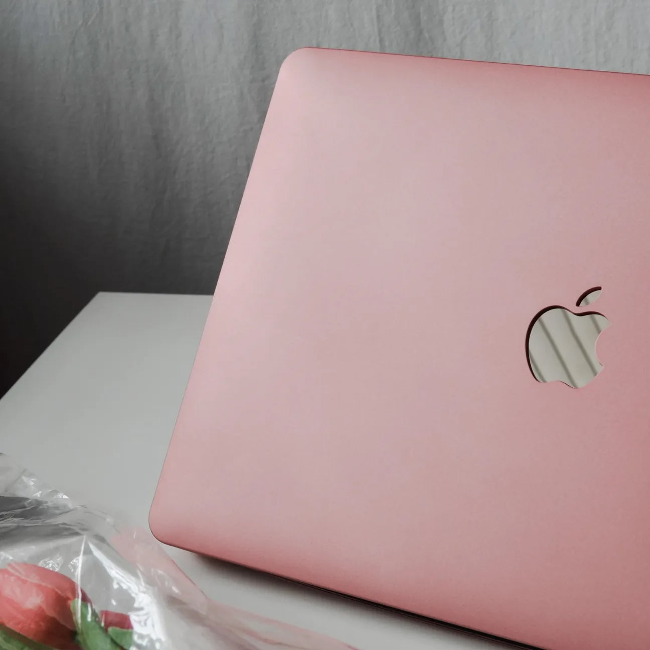 Clearance - Cream Series Glossy Pink Macbook Case