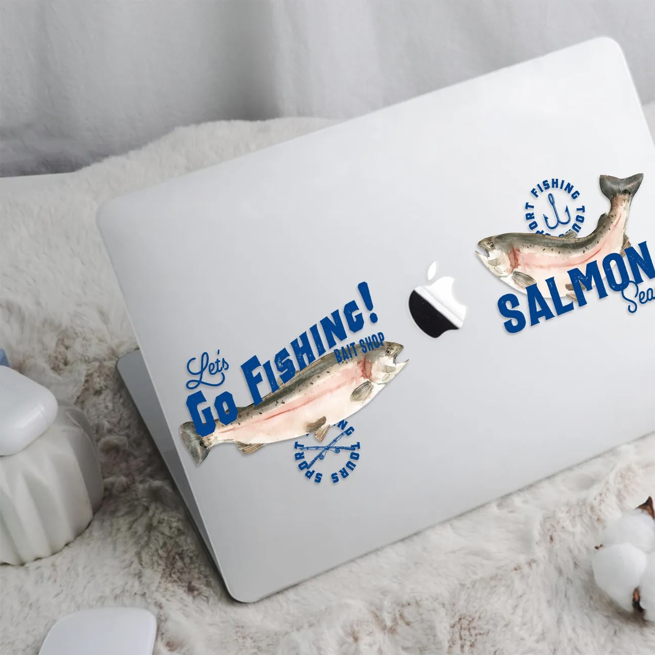 This Is Us Design - salmon season Macbook Case