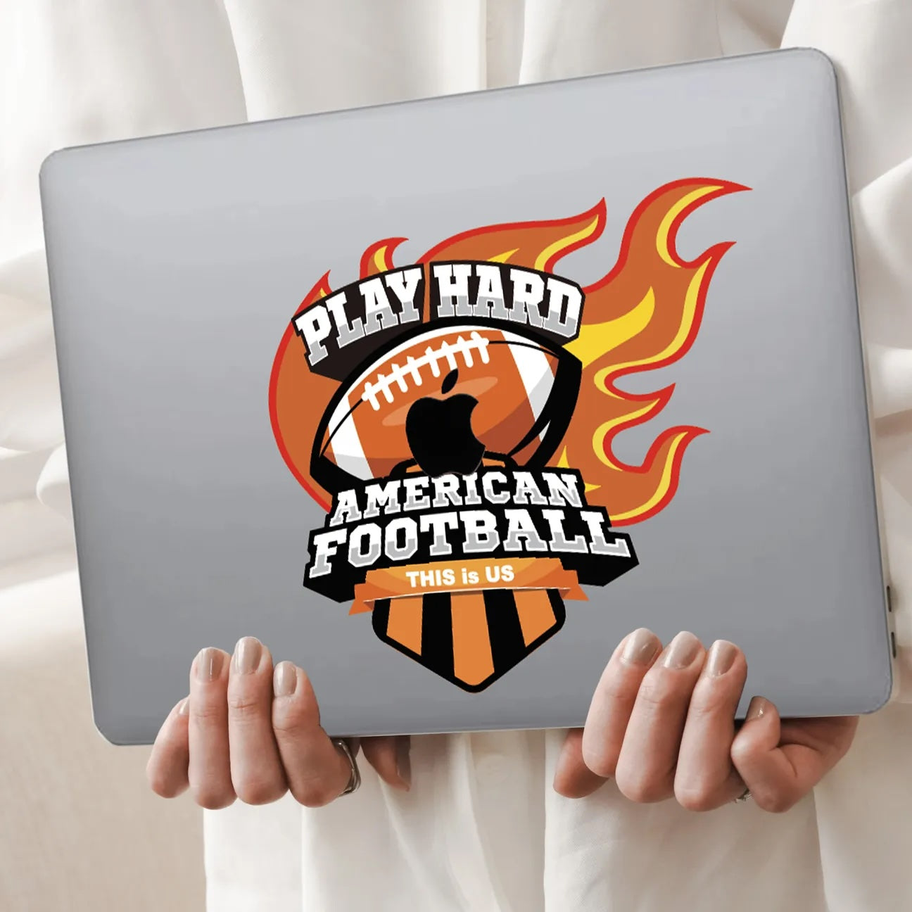 This Is Us Design football Macbook Case