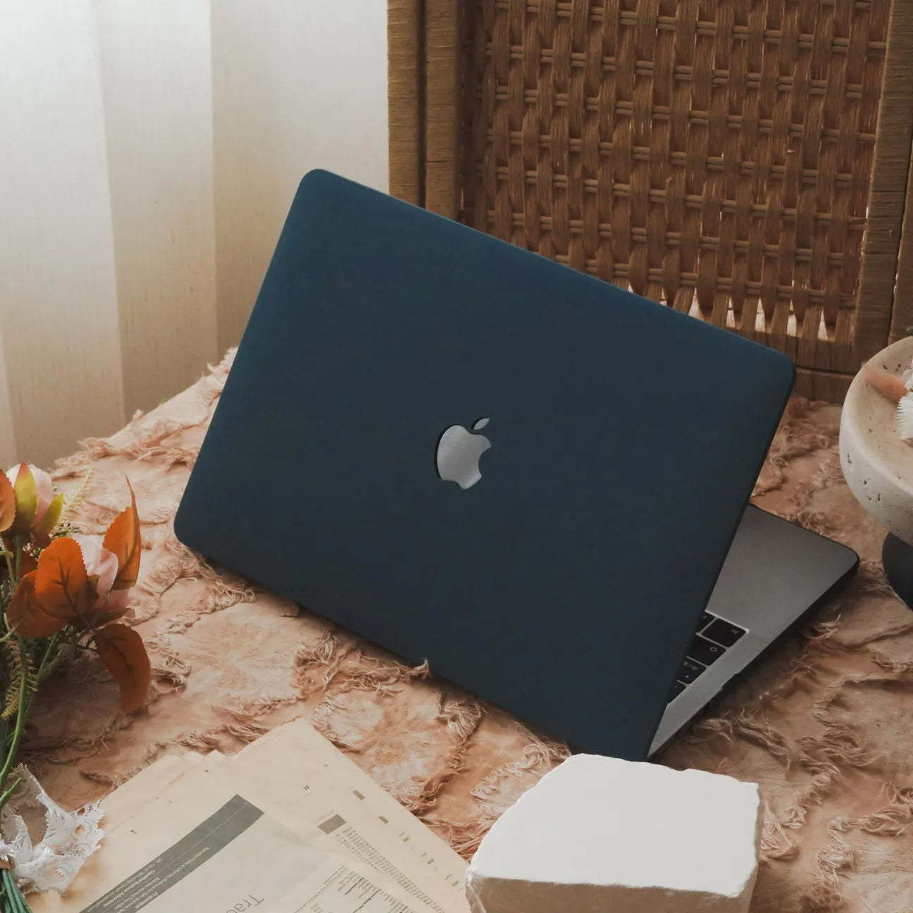 Cobalt blue Frosted Macbook Case