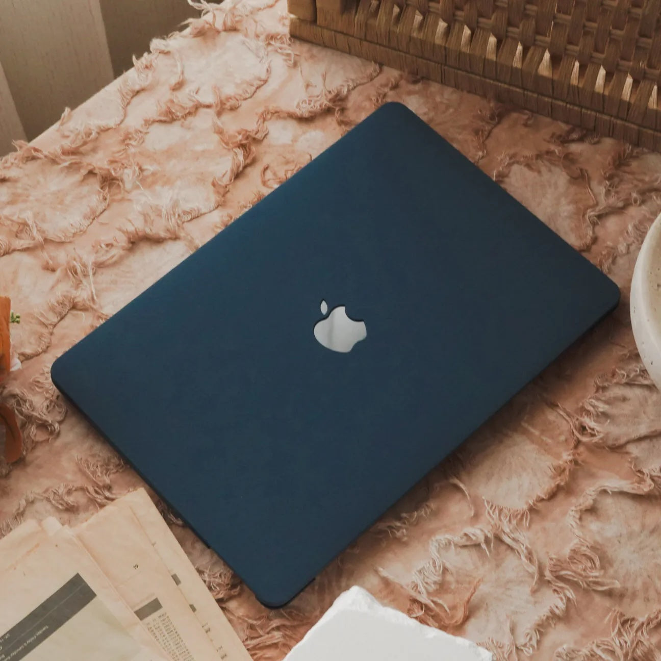 Cobalt blue Frosted Macbook Case