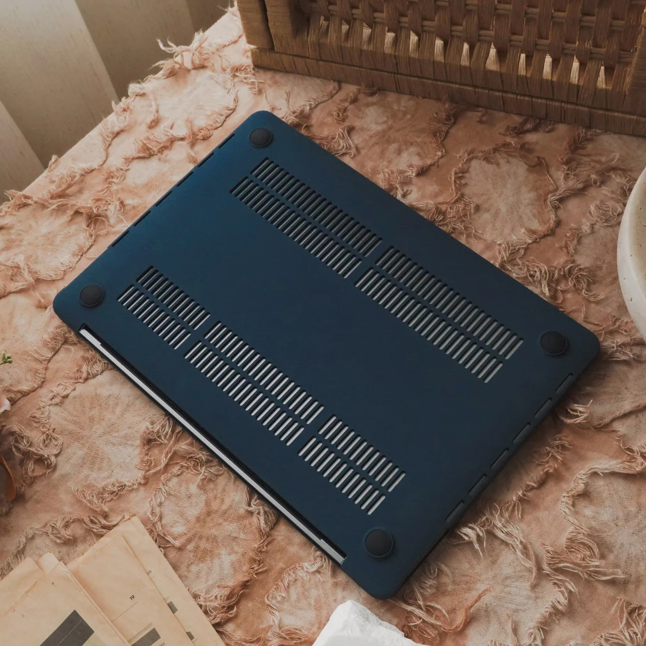 Cobalt blue Frosted Macbook Case