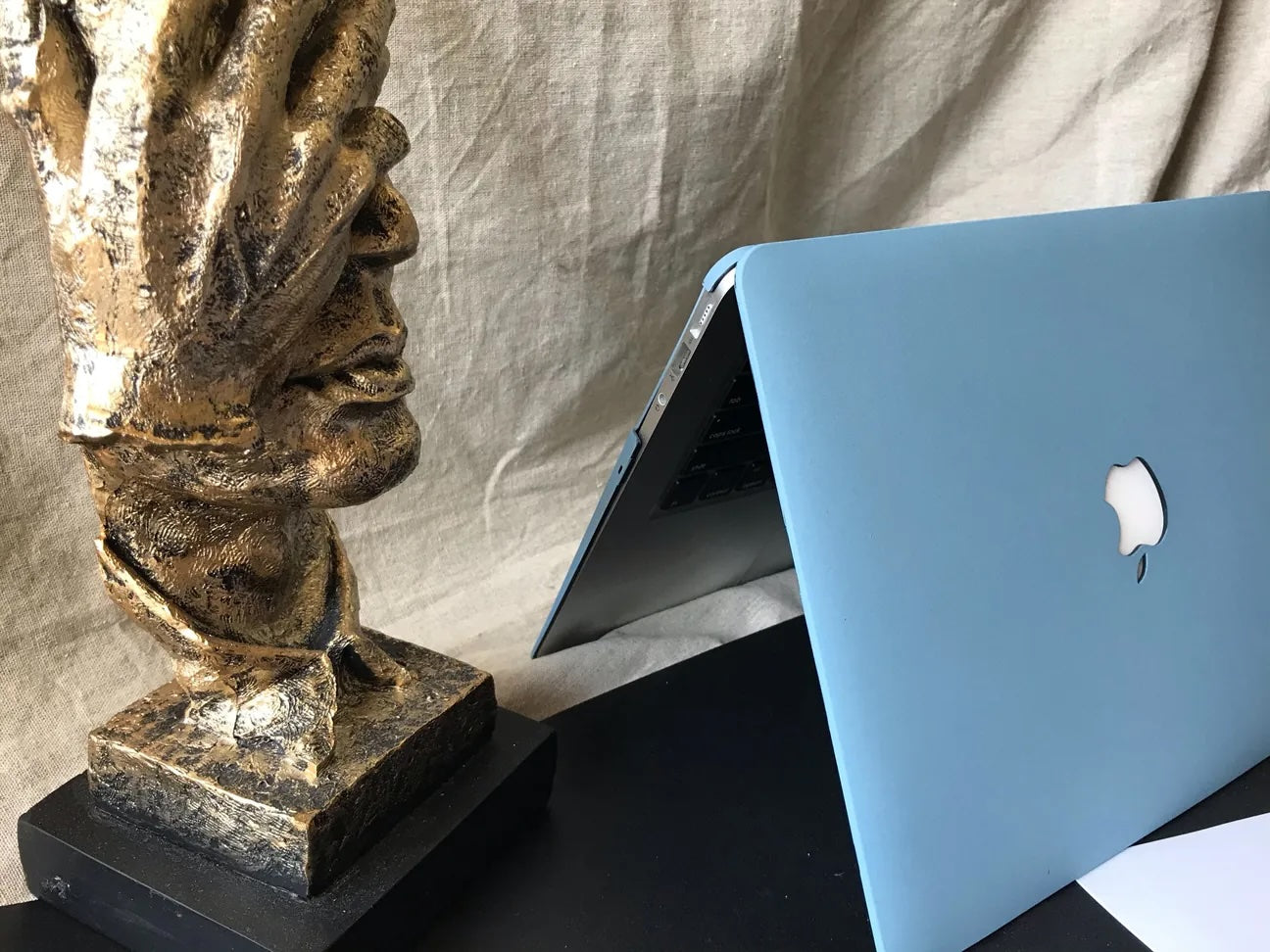 Sky blue Frosted Macbook Case