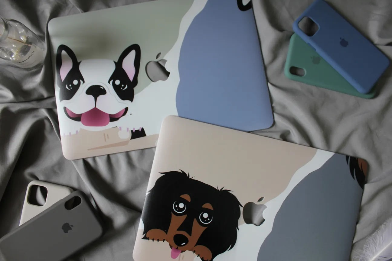 This is us design series French Bulldog good friend Macbook case