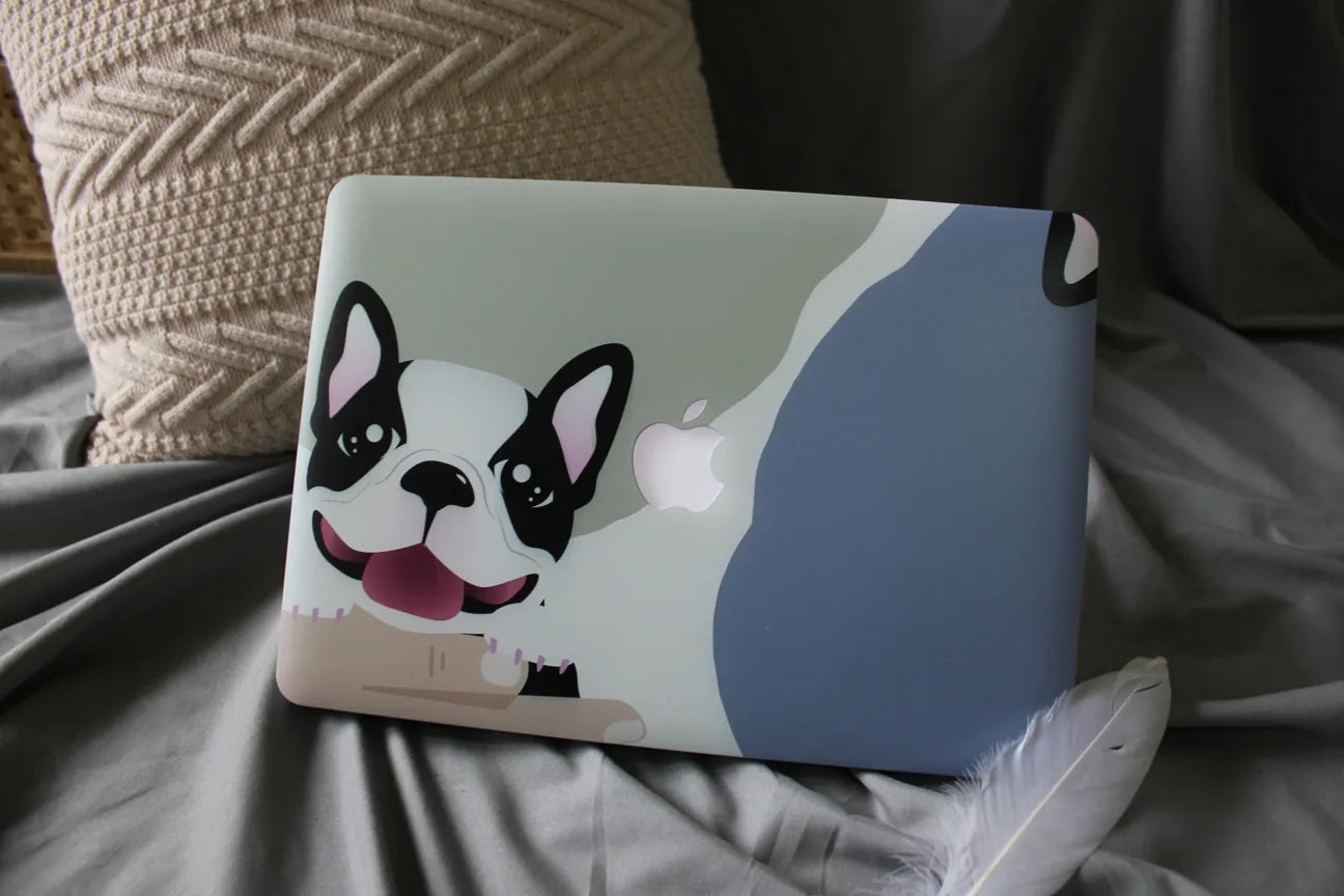 This is us design series French Bulldog good friend Macbook case