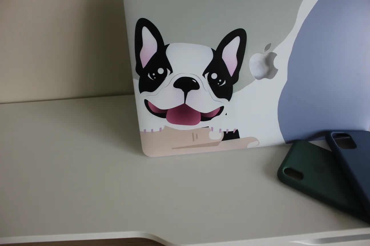 This is us design series French Bulldog good friend Macbook case