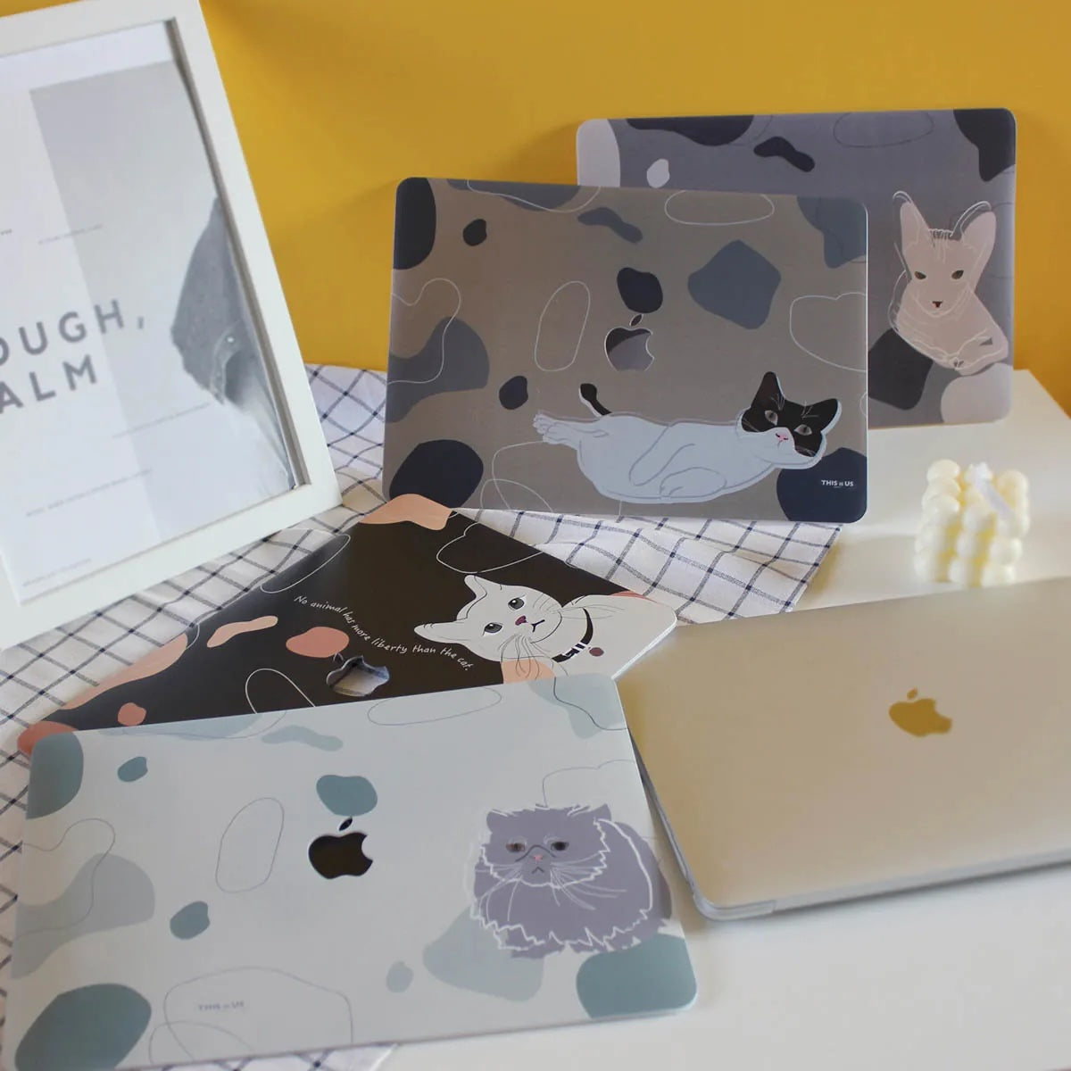 This is us design series Cute Cats Macbook case