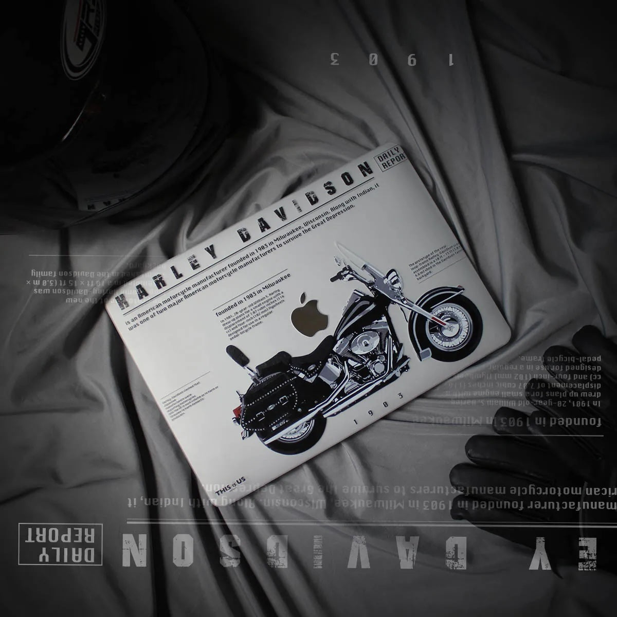 This is us design series Harley Macbook case