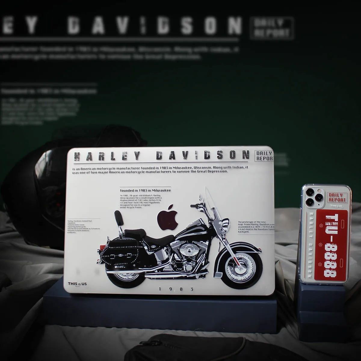 This is us design series Harley Macbook case
