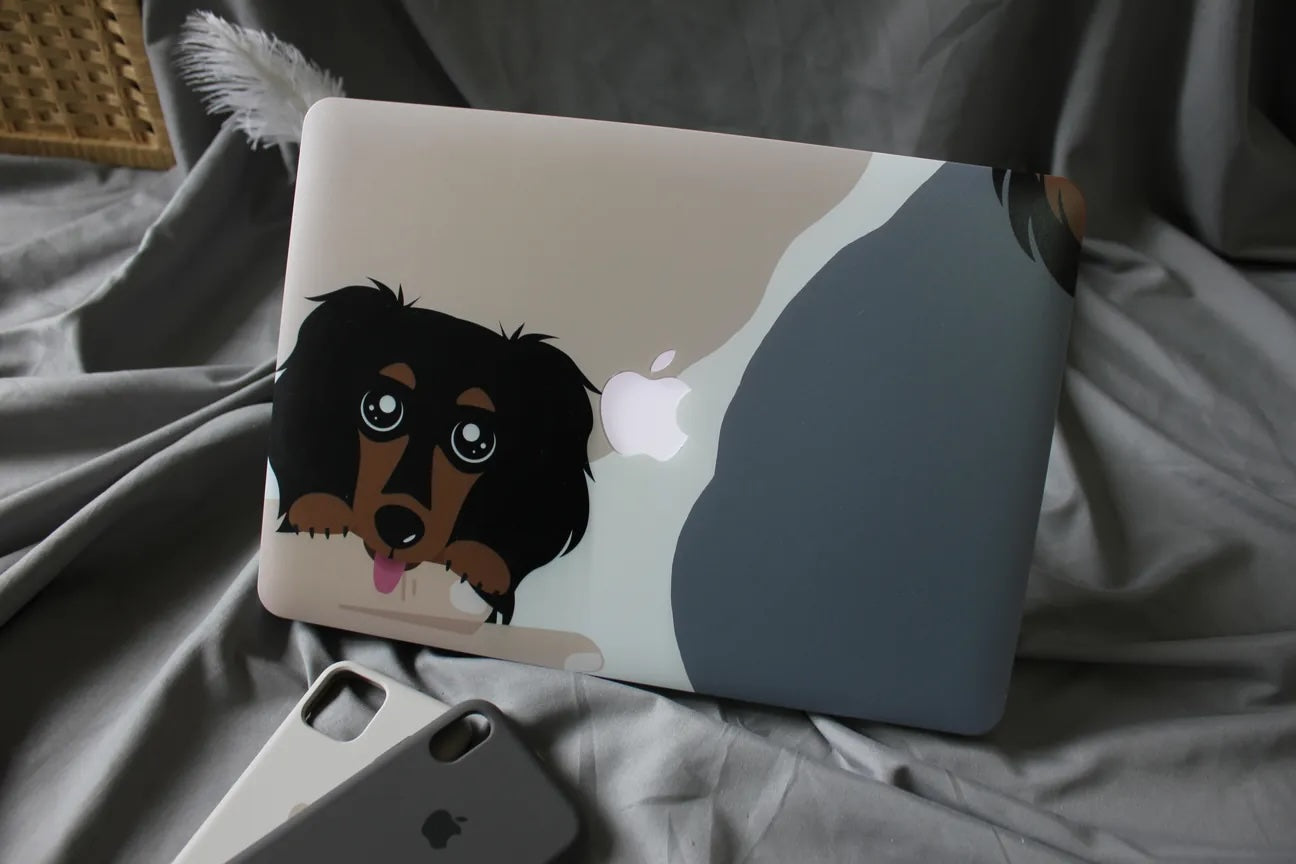 This is us design series dachshund good friend Macbook case