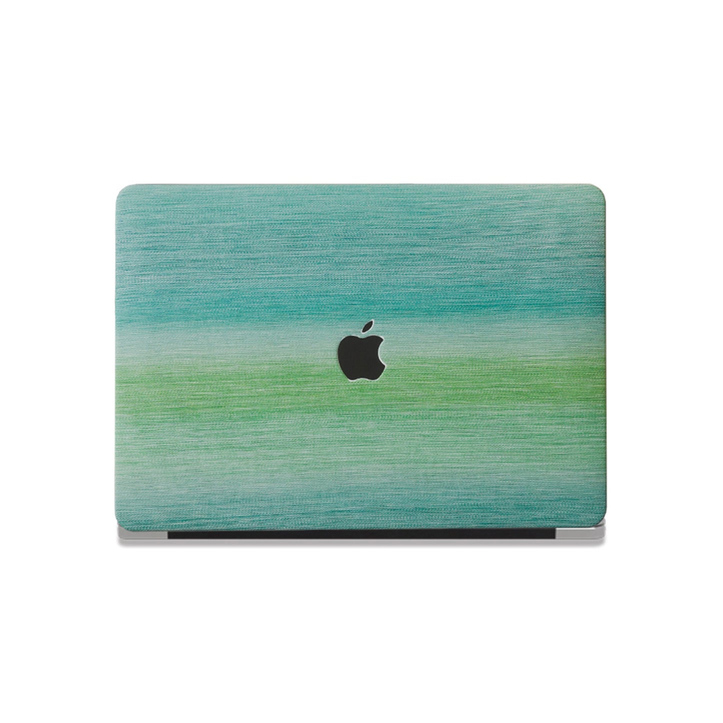 This is us Exquisite Leather ♾ Grass Green Striped Mac Case