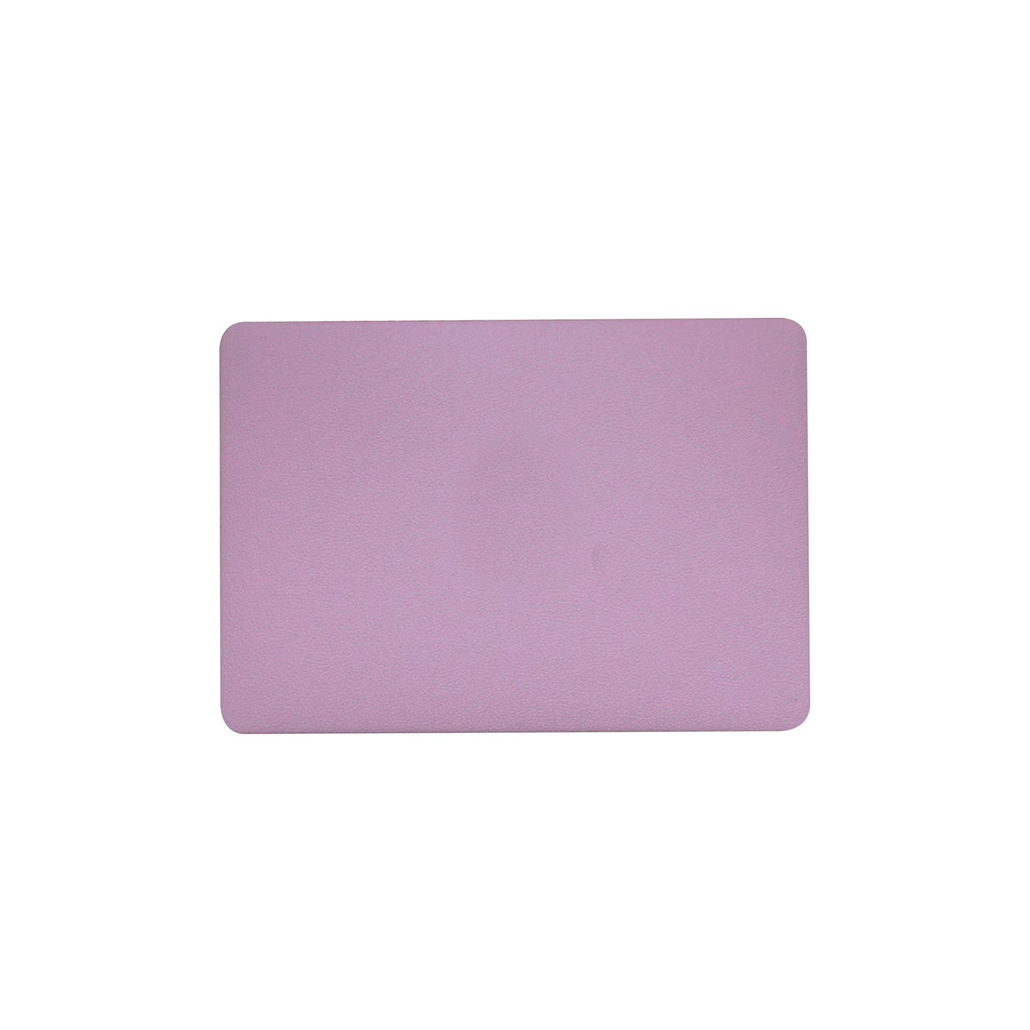 Lilac Lychee Texture Leather Macbook Case