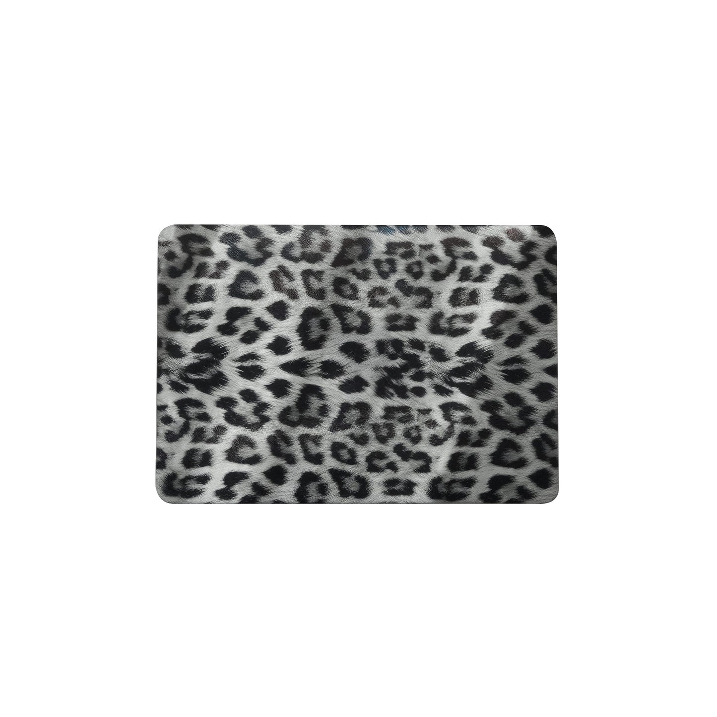 Black Leopard ♾ Textured Leather MacBook Case