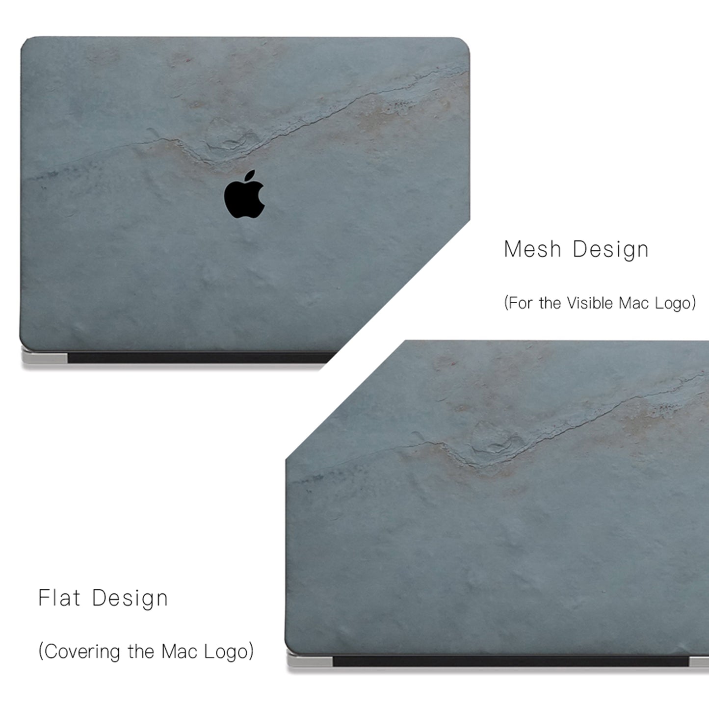 Marble ♾ Indigo Premium Texture MacBook Case