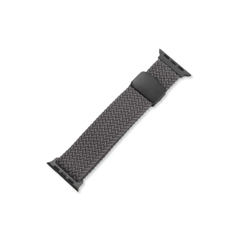 Elastic nylon magnetic closure breathable Apple Watch strap