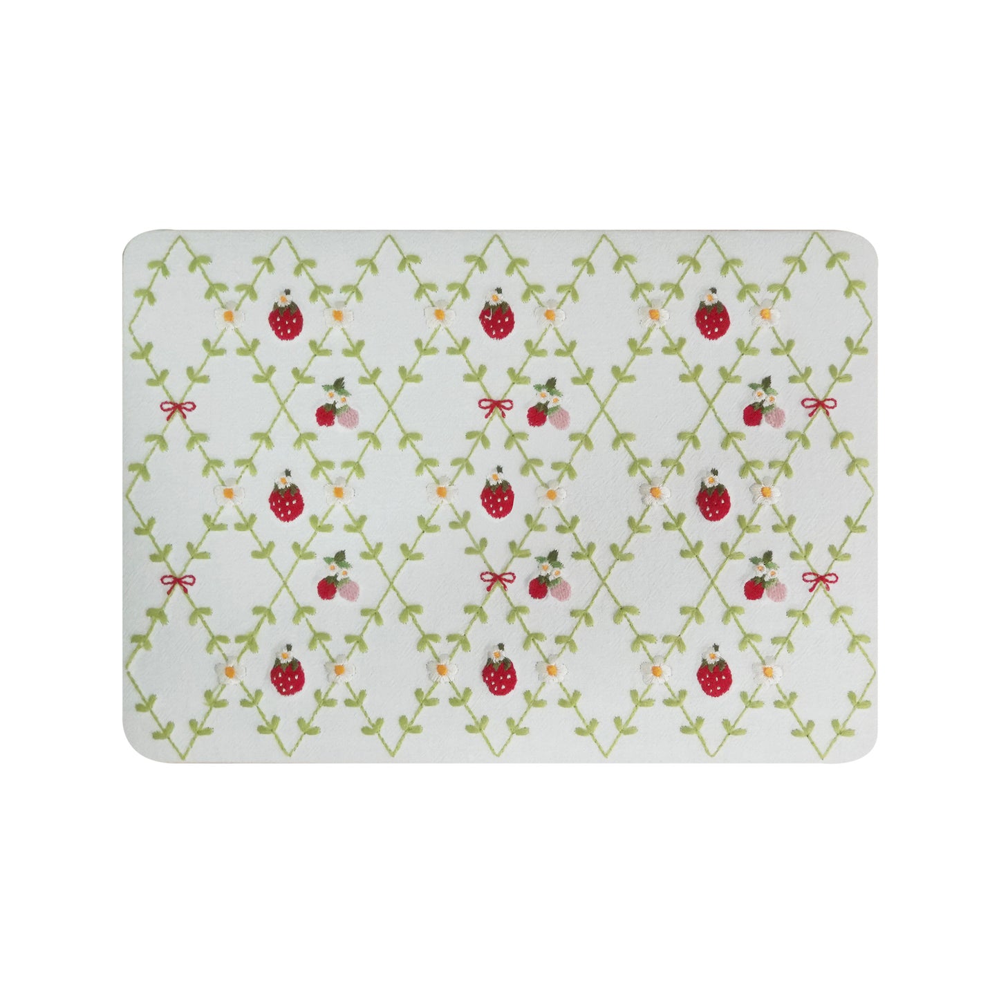 Embroidered Series ♾ Berry Meadow Delicate Stitch DetailingMacBook Case