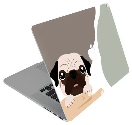 This is us design series Pug good friend Macbook case