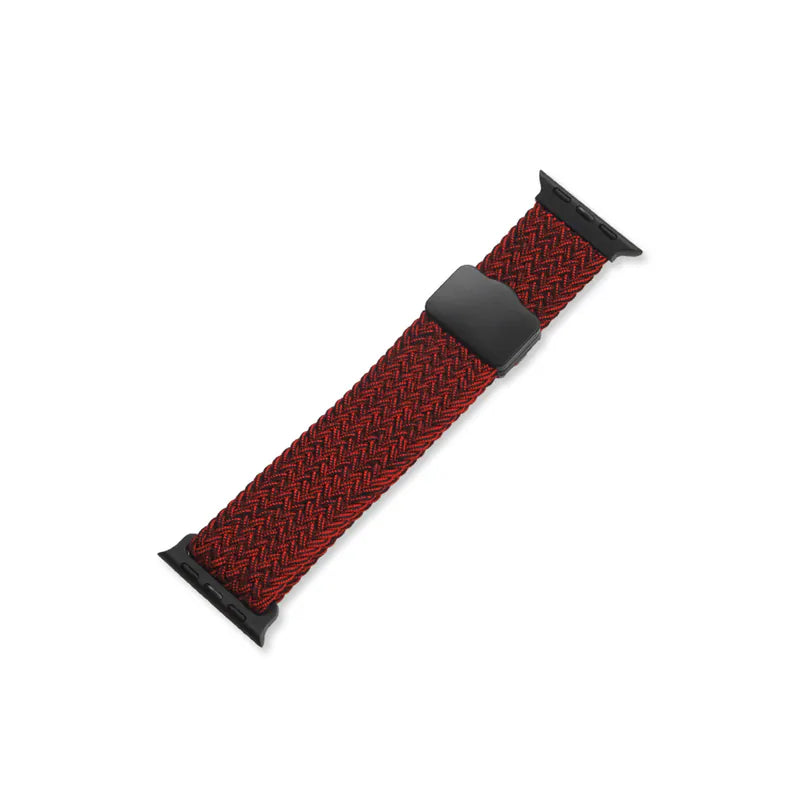 Elastic nylon magnetic closure breathable Apple Watch strap