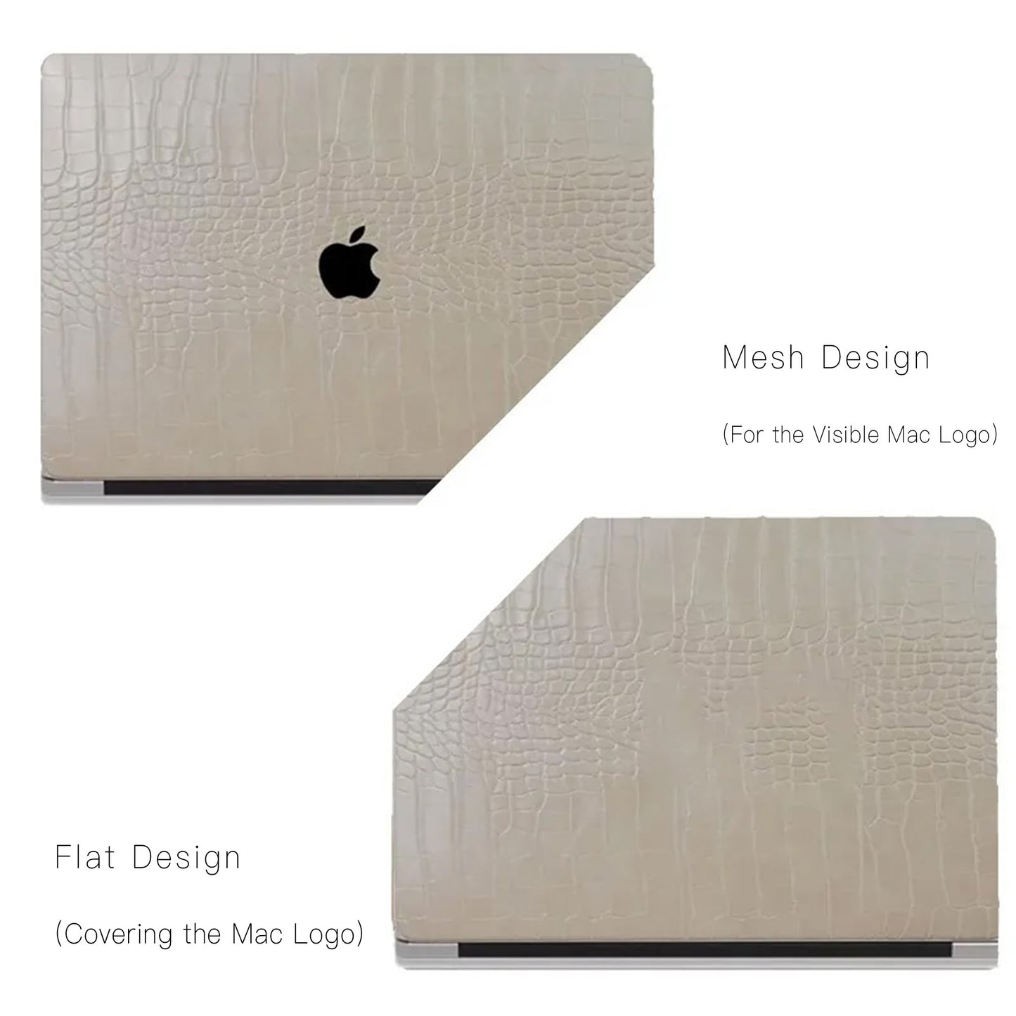 Morandi Crocodile Leather Macbook Case