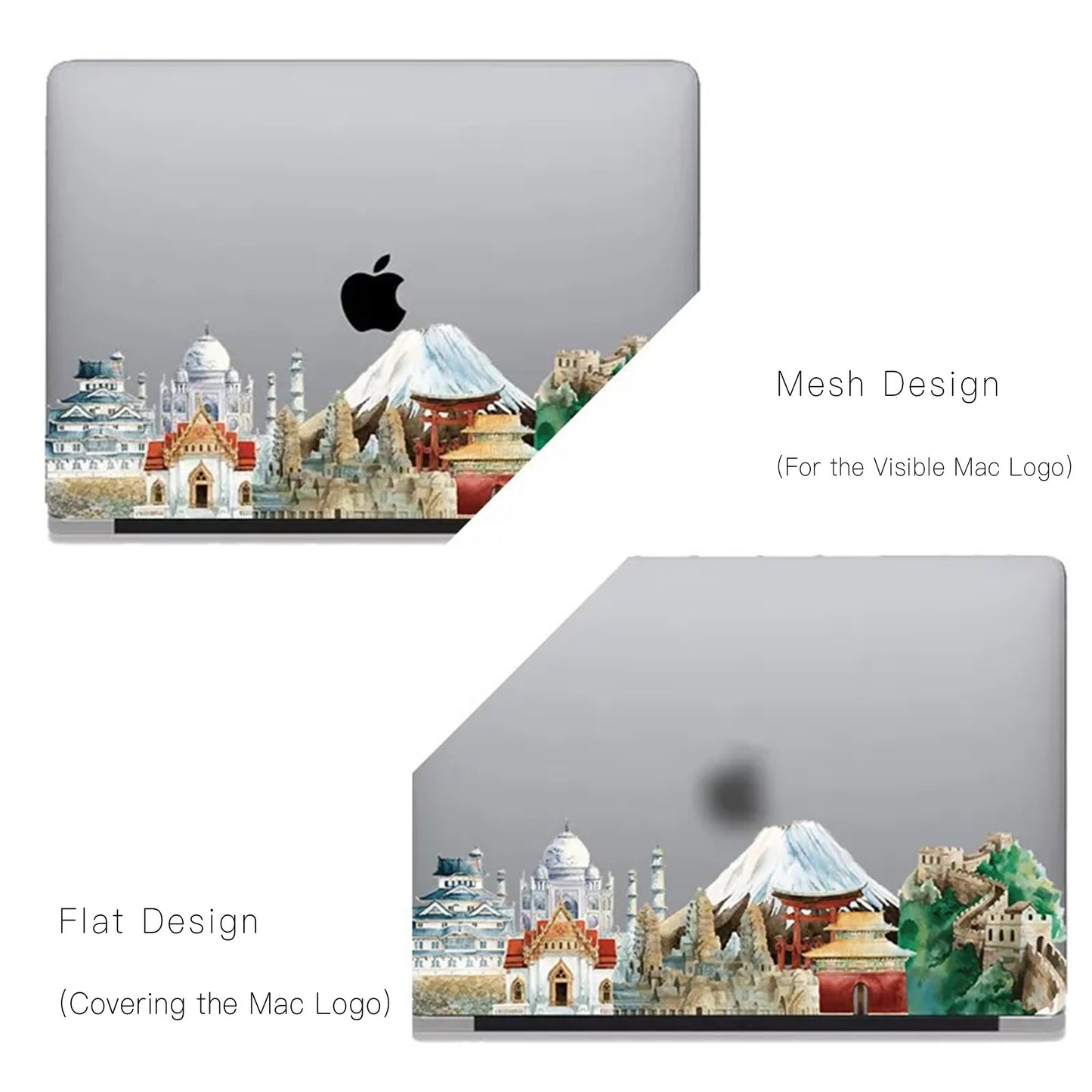 This Is Us Design - World Famous Places Macbook Case