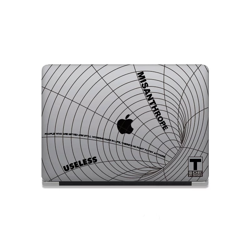 This Is Us Design - World-Weary Black Hole Macbook Case