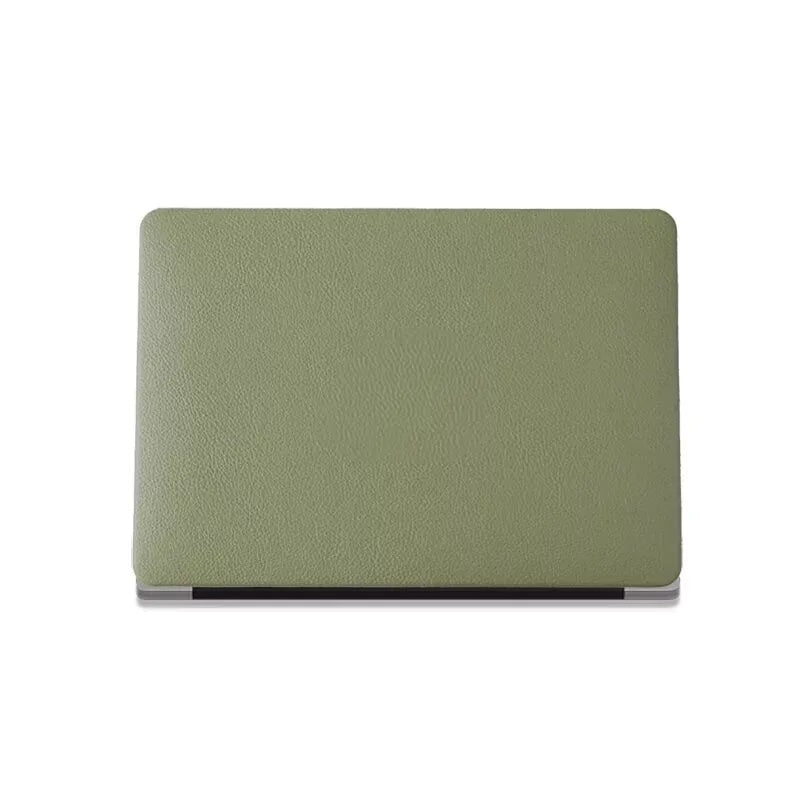 Green Lychee Peel Leather Macbook Case