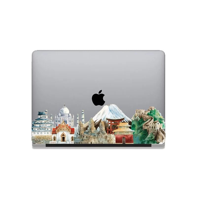 This Is Us Design - World Famous Places Macbook Case
